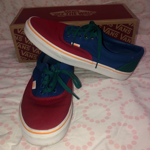 red blue yellow vans
